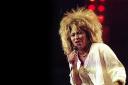 Tina Turner performs at New York's Madison Square Garden on August 1, 1985