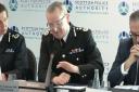Scotland's Chief Constable Sir Iain Livingstone QPM speaks at the meeting of the Scottish Police Authority Board