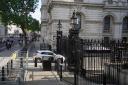 A man who was arrested after crashing a car into Downing Street gates has since been released under investigation by the Met Police but charged with a separate offence of making indecent images of children