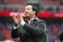 Club chairman Aiyawatt Srivaddhanaprabha has promised relegated Leicester will soon be back playing in the Premier League (Matthew Childs/PA)