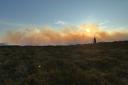The fire on the Campsie's spread across the hills
