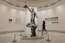 Banksy Cut & Run ran for 10 weeks at Glasgow's Gallery of Modern Art - an original work will be auctioned by West of Scotland charity The White Lily Fund next week.