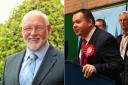 South Lanarkshire SNP councillor John Ross and Labour  leader Joe Fagan