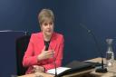 Nicola Sturgeon gives evidence at the inquiry