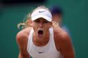Mirra Andreeva reacts after beating Anastasia Potapova in the third round of Wimbledon on Sunday (John Walton/PA)
