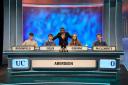 University Challenge host Amol Rajan and the team from Aberdeen