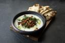 Whipped feta with chickpeas