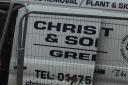 A READER spotted this van in Glasgow city centre. The name on the side was Christ Wright and Sons, though it looked much more spiritual when the door slid back…