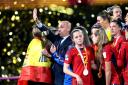 The Spanish football federation has apologised for the enormous damage caused by the conduct of its suspended president Luis Rubiales (Isabel Infantes/PA)