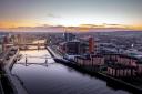 Main image: Dawn breaks over the River Clyde in Glasgow. The city is bucking the trend for start-up and scale-up investment