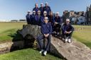 The GB&I Walker Cup team at the Old Course