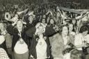 Osmonds fans greet their heroes at the Apollo