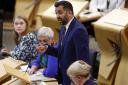Humza Yousaf delivering his Programme for Government speech in the Scottish Parliament on Tuesday