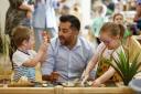 First Minister of Scotland Humza Yousaf, meets children, parents and staff at Rowantree Primary School Early Years Service in Dundee, where he announced a key commitment ahead of the publication of his first Programme for Government.