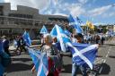 Marchers at a pro-independence rally in Edinburgh earlier this month. What can the Scottish Governmen do to breathe new life into the  campaign?