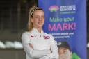 Jemma Reekie appeared at the launch of the recruitment campaign for volunteers for the 2024 World Indoor Athletics Championships in Glasgow