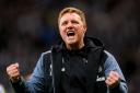 Newcastle boss Eddie Howe oversaw a victory over Pep Guardiola for the first time in 14 attempts (Owen Humphreys/PA)