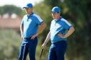 Robert MacIntyre and Justin Rose in Ryder Cup action