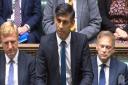 Prime Minister Rishi Sunak in the House of Commons
