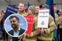 Humza Yousaf has defended his government's record on fire service funding