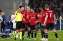 Marcus Rashford’s red card led to Manchester United’s downfall (Zac Goodwin/PA)