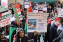 A Scottish Palestine Solidarity Campaign demonstration on Buchanan Street, Glasgow, last Saturday