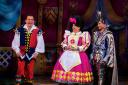 Muddles (Johnny Mac), Nurse Bella (Elaine C Smith ) and The Man in the Mirror (Darren Brownlie) In Snow White and the Seven Dwarfs at King’s Glasgow Photo credit - Richard Campbell