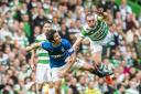 Joey Barton during and Old Firm game Rangers lost 5-1