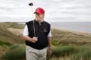 Donald Trump at his Menie Estate golf course