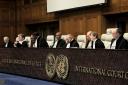 Judges preside over the opening of the hearings at the International Court of Justice in The Hague, Netherlands (Patrick Post/AP)
