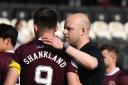 Hearts boss Steven Naismith has praised Lawrence Shankland
