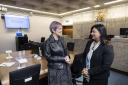 Cabinet secretary Angela Constance and Sheriff Principal Aisha Anwar met to discuss the expansion of the project