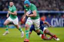 Tadhg Beirne claimed the second of Ireland’s five tries in Marseille (Andrew Matthews/PA)
