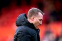 Celtic manager Brendan Rodgers was aware of fan discontent in the away end at Pittodrie, but says it can't affect his players.