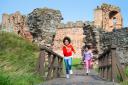 Edinburgh’s coast and countryside is overflowing with ideas for great days out such as Tantallon Castle , above