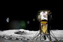 The lunar lander touched down on the Moon’s south pole region at 23.23pm UK time