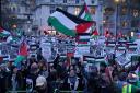 Pro Palestine marchers