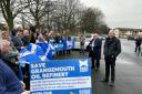 Alba leader Alex Salmond and MP Kenny MacAsAskill campaign to save Grangemouth