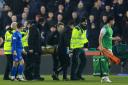 Martin Boyle was stretchered off for Hibs against Rangers