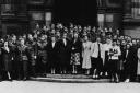 Students and staff from the Polish School of Edinburgh in the 1940s