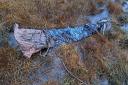 The propeller was found wrapped up in a bog on Arran