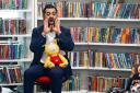 Humza Yousaf , First Minister of Scotland, on story time duty
