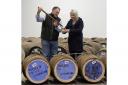Rally ace Louise Aitken-Walker selects her whisky with master distiller David Robertson