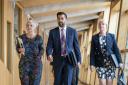 Justice Secretary Angela Constance, First Minister Humza Yousaf and Deputy First Minister Shona Robison