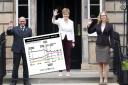 Patrick Harvie, Nicola Sturgeon and Lorna Slater on the day the Bute House Agreement was signed