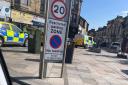 A number of police vehicles and officers have been seen rushing to Countess Street in Saltcoats.