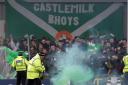 Five football fans arrested over sectarian chanting and smoke bombs during Stranraer v Celtic