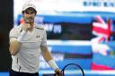Andy Murray celebrates after overcoming Andrey Kuznetsov at the China Open Picture: PA