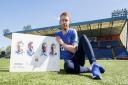 Kilmarnock's Steven Smith promotes his side's season ticket sales at Rugby Park