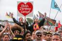 Crowds cheer Labour Party leader Jeremy Corbyn at the Glastonbury Festival, but he was very nearly known as something else entirely...